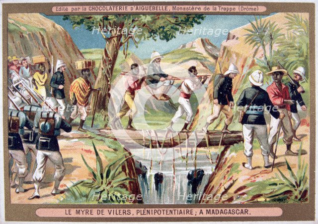 'Charles le Myre de Vilers, resident general of Madagascar', 19th century. Artist: Unknown