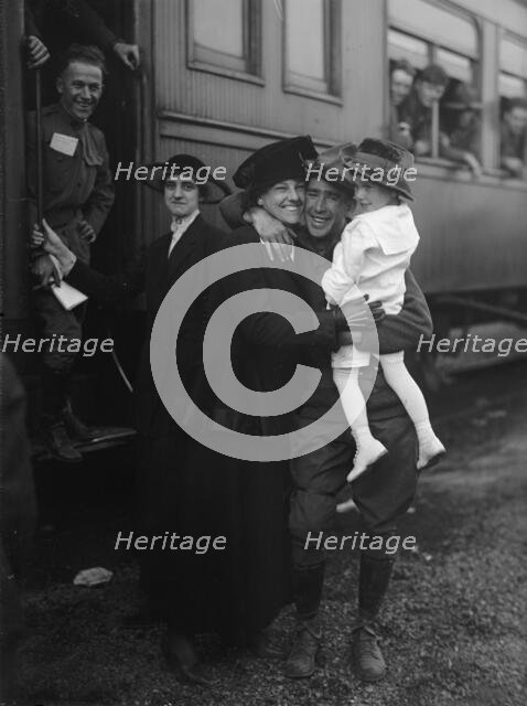 Army, U.S. Troops In Training, 1917. Creator: Harris & Ewing.