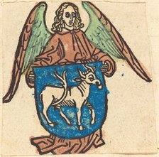 Bookplate of Hilprand Brandenburg of Bibrach, in or after 1500. Creator: Unknown.