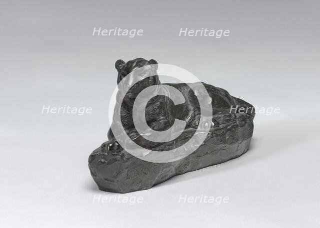 Panther of India, model n.d., cast c. 1860/1873. Creator: Antoine-Louis Barye.