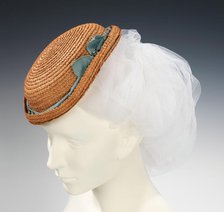 Hat, American, 1872. Creator: Unknown.