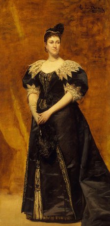 Mrs. William Astor (Caroline Webster Schermerhorn, 1831-1908), 1890. Creator: Charles Emile Auguste Carolus-Duran.