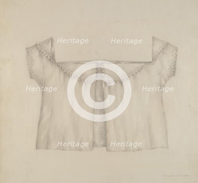 Infant's Shirt, c. 1937. Creator: Richard Whitaker.