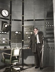 Enrico Fermi, Italian-born American nuclear physicist, c1942. Artist: Unknown.