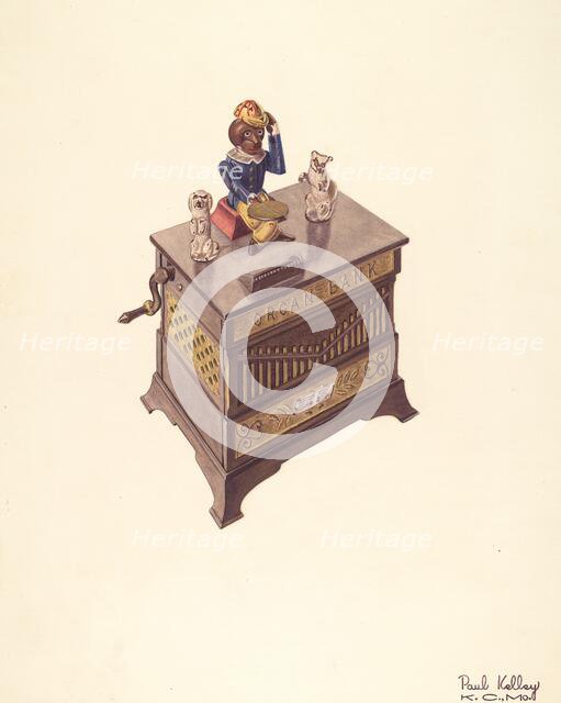 Toy Bank, 1935/1942. Creator: Paul Kelly.