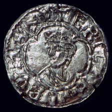 Silver penny of the Irish King Sigtrygg Silkbeard. Artist: Unknown