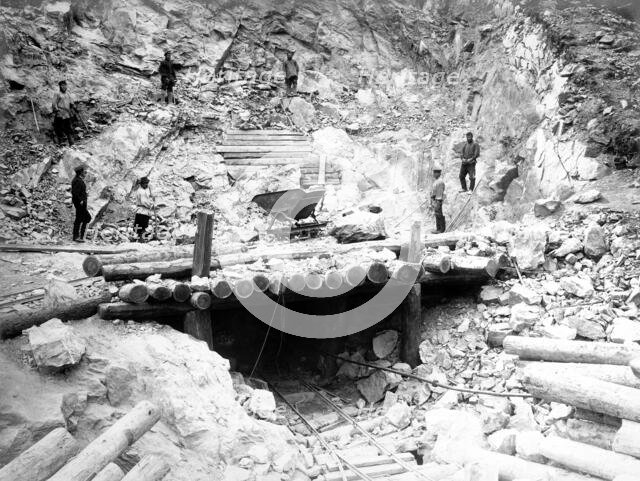 Construction of a Tunnel, 1900-1904. Creator: Unknown.