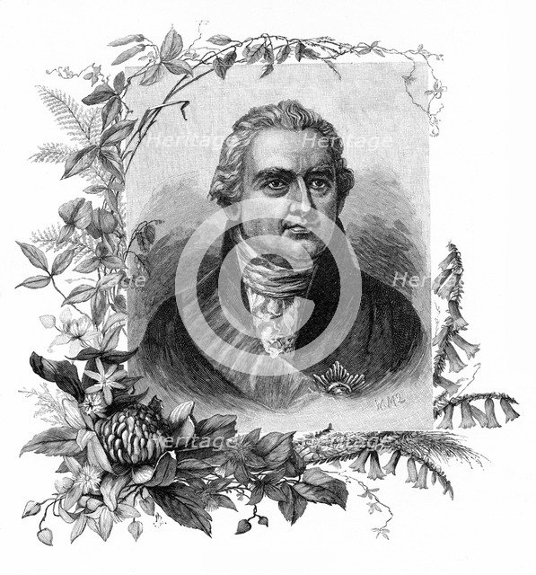 Sir Joseph Banks, English naturalist and botanist, (1886).Artist: W Macleod