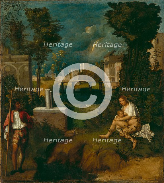 The Tempest, c.1508. Artist: Giorgione (1476-1510)