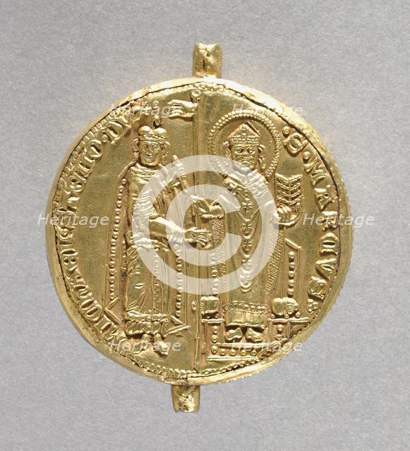 Seal of Doge Michele Steno (obverse), 1400-1409. Creator: Unknown.
