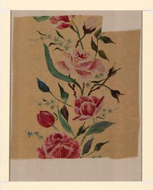 Fragment, France, 19th century. Creator: Unknown.