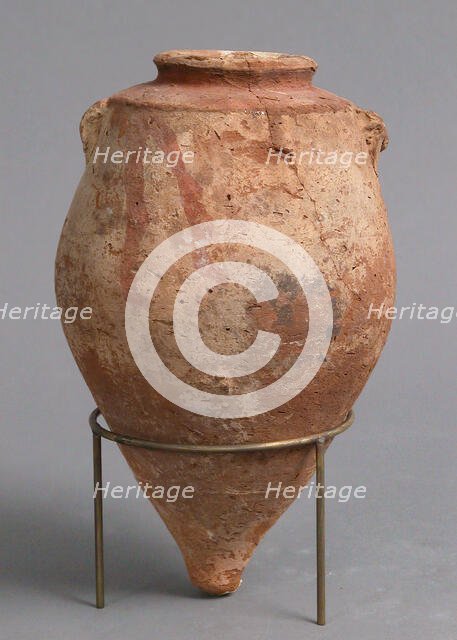 Amphora, Coptic, 4th-7th century. Creator: Unknown.