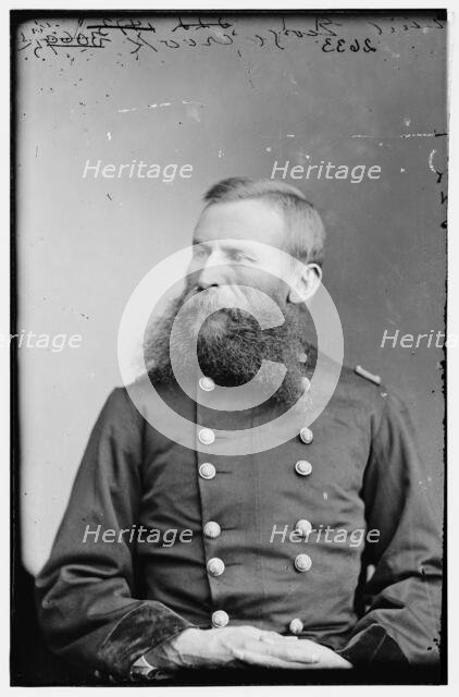 General George Crook, US Army, between 1870 and 1880. Creator: Unknown.