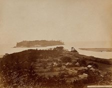 Inosima, a Japanese island, viewed from the village of Katasie on the mainland, c1873. Creator: William Pryor Floyd.