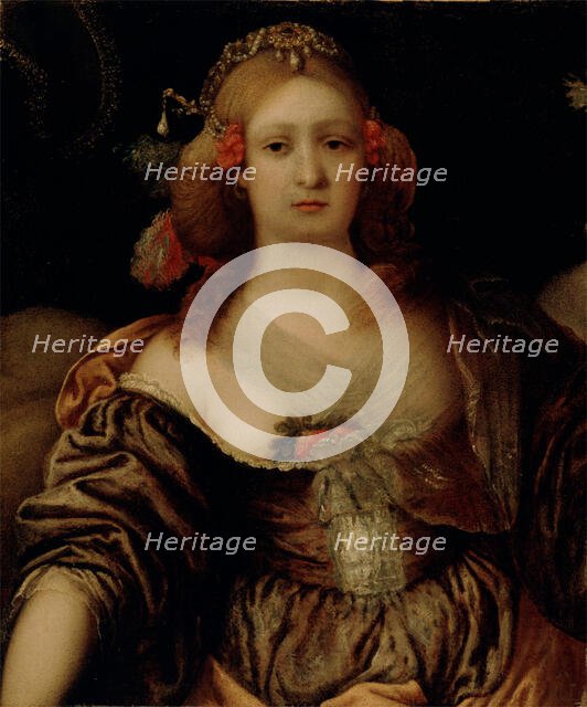 Portrait of a Young Woman, probably between 1650 and 1675. Creator: Workshop of Girolamo Forabosco.