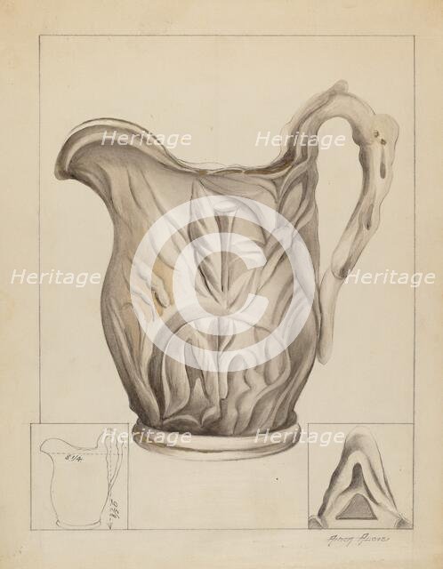 Pitcher, c. 1936. Creator: Anna Aloisi.