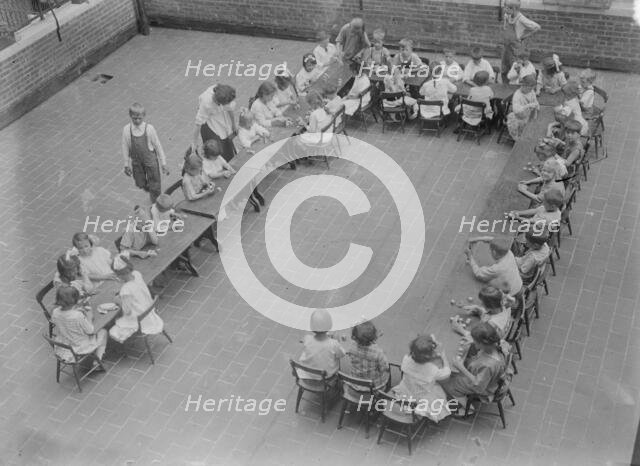 Roof Garden, Lenox Hill Settlement, between c1915 and c1920. Creator: Bain News Service.