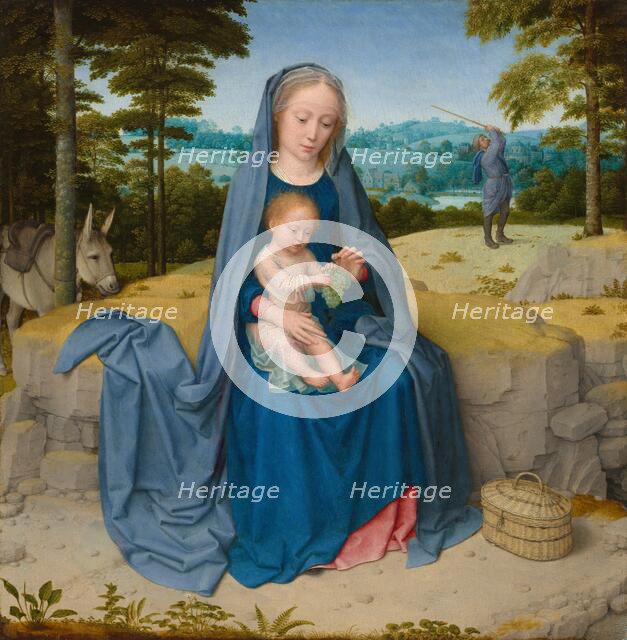 The Rest on the Flight into Egypt, c. 1510. Creator: Gerard David.