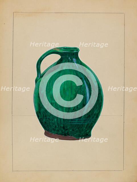 Jug, c. 1936. Creator: John Dana.