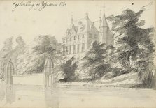 Ypestein Castle in Heiloo, 1724. Creator: Abraham Meyling.