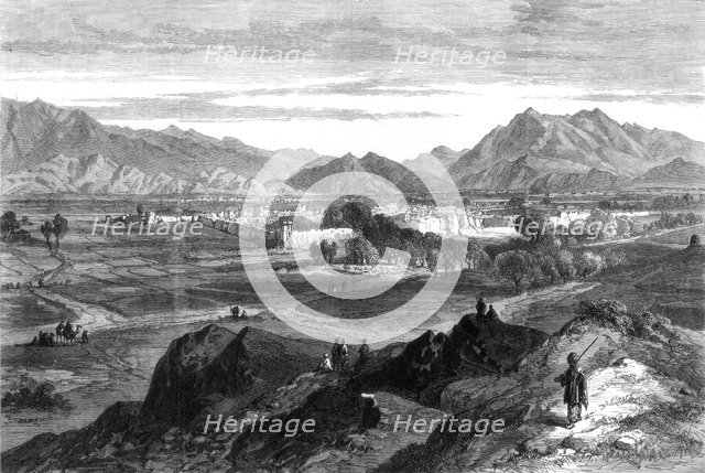 The Afghan War: Jalalabad from Piper's Hill, Afghanistan, 1879. Artist: Unknown