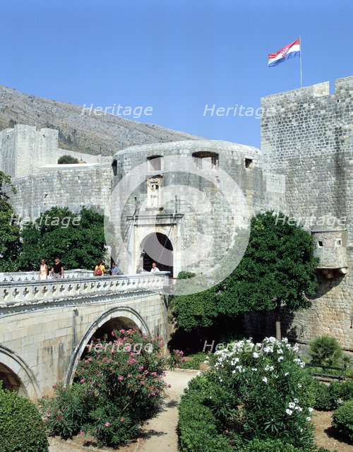 Pile Gate, Dubrovnik, Croatia.