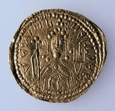 'Coin (Zlatnik) of Grand Duke Vladimir Svyatoslavich', (Averse: Portrait of the ruler), 980-1015. Artist: Unknown