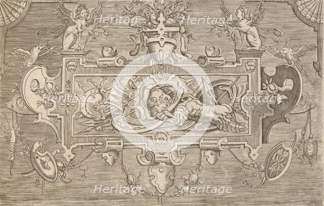 Targhe ed altri ornati di varie e capricciose invenzioni (Cartouches and other ornaments o..., 1773. Creator: Unknown.