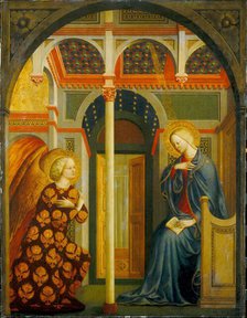 The Annunciation, c. 1423/1424. Creator: Masolino da Panicale.