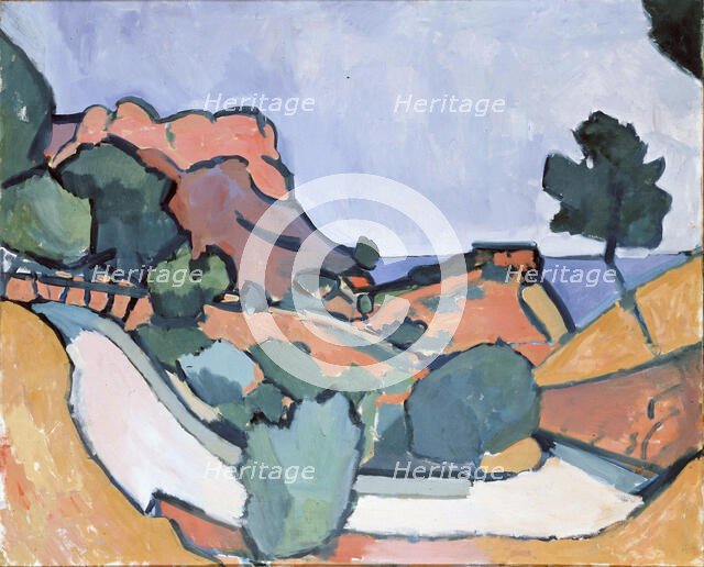 Road in the Mountains, 1907.  Creator: Andre Derain.