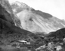 Pass of Uspallata, Andes Mountains, South America, 1893.Artist: John L Stoddard
