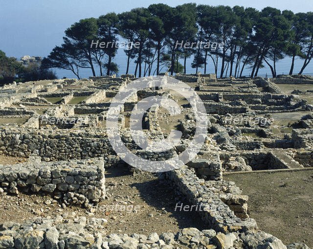 Greek Neapolis, Ampurias, Catalonia, Spain, 1999. Creator: LTL.