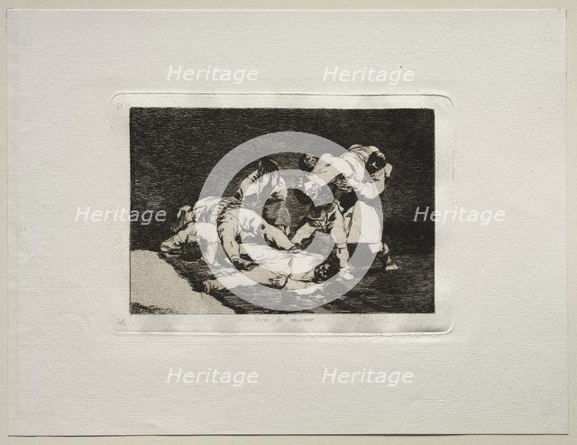 The Horrors of War: It Will Be the Same. Creator: Francisco de Goya (Spanish, 1746-1828).