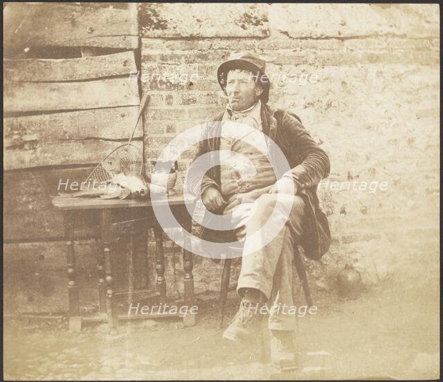 Seated Man, about 1855-1865. Creator: John Whistler.