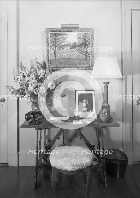 William S. Paley, residence in Manhasset, Long Island, New York, 1942. Creator: Gottscho-Schleisner, Inc.