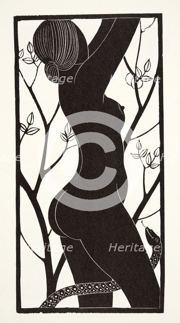 Eve, 1926, (wood engraving).