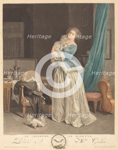 Le triomphe de Minette. Creator: Geraud Vidal.