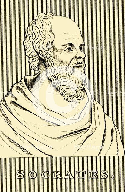 'Socrates', (c470-399 BC), 1830. Creator: Unknown.