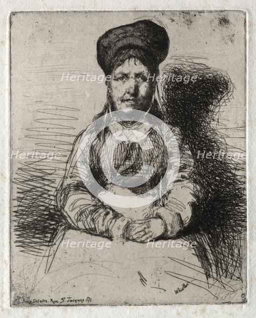 Twelve Etchings from Nature: La Rétameuse, 1858. Creator: James McNeill Whistler (American, 1834-1903).