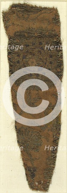 Textile with Floral Ornaments, Italian, 14th-15th century. Creator: Unknown.