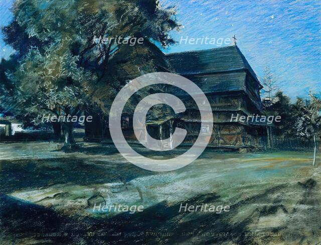 Wooden Church, undated. (c1910s) Creator: Ludwig Michalek.