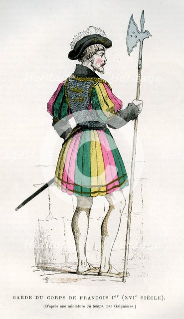 Life Guard or bodyguard of Francis I of France, 16th century (1882-1884). Artist: Unknown