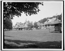 Adirondack Cottage Sanitarium, Adirondack Mountains, c1902. Creator: William H. Jackson.