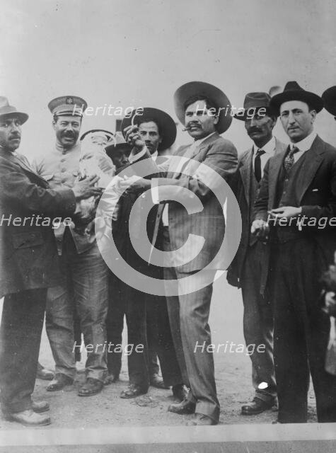 Pancho Villa, Raoul Madero, 1914. Creator: Bain News Service.