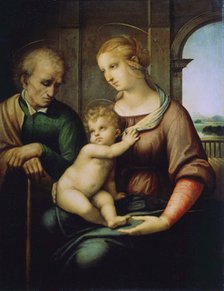 'The Holy Family, or Madonna with the Beardless Joseph', c1506. Artist: Raphael