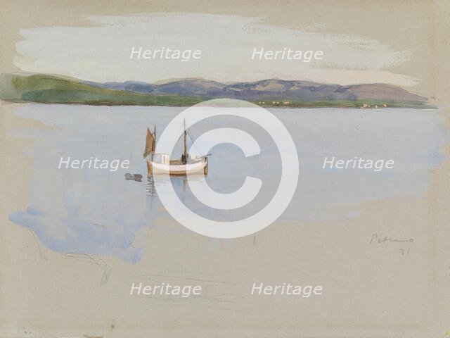 Fishing Boat, 1931. Creator: Eero Jarnefelt.