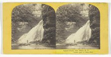 Enfield Creek, near Ithaca, N.Y. Lower part of Main Fall, 1860/65. Creator: J. C. Burritt.