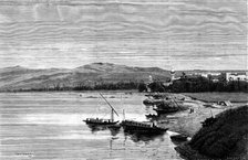 Sketches of Upper Egypt: Assouan, from the south, 1883. Creator: Charles Barbant.