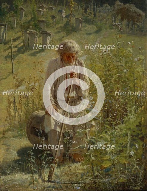 Beekeeper, 1872. Artist: Kramskoi, Ivan Nikolayevich (1837-1887)