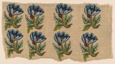Panel of Uncut "Slip" Designs, England, 1625/75. Creator: Unknown.